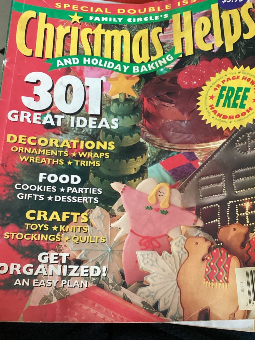 Christmas Helps Holiday Baking Magazine - Red Cover